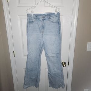 Old Navy Light Blue Flare Jeans